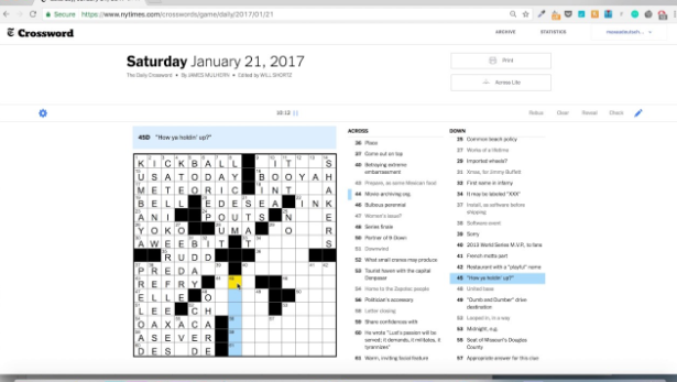 A Lot to Like in the NYT Crossword