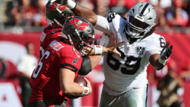 Las Vegas Raiders vs Tampa Bay Buccaneers Match Player Stats